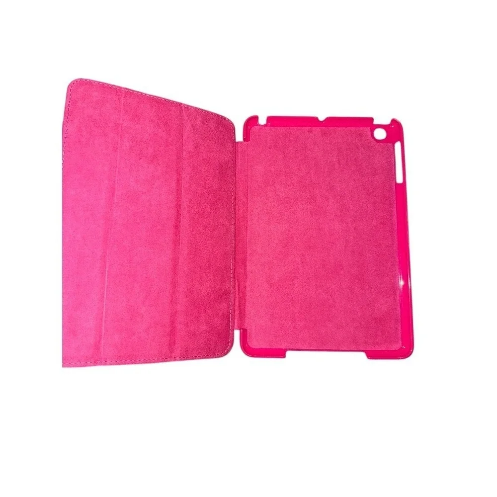 Lilly Pulitzer iPad Mini Folio Case Cover‎ Stand Wake/Sleep Pink Green